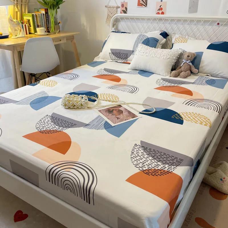 

Кровати, трехсекционная наволочка из чистого хлопка, чехол для подушки 1,5 метра 1,8, защитный чехол для кровати Matsmons, пылезащитный чехол для кровати Double