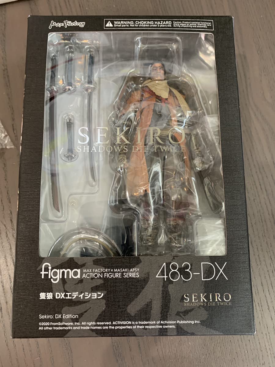 Max Factory Figma Sekiro Shadows Die Twice Shadow Wolf DX Edition Non-Scale Movable Figure ABS PVC Painted