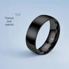 Anello da Uomo 2021 in Acciaio Inossidabile Titanio Opaco con Design a Lettera Inglese