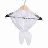 Elegant Embroidered Flower Lace Scarf Breathable Mesh Lightweight Triangle Scarf Sunscreen Shawl Spring