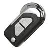 Funda de carcasa para llave de coche plegable con 2 botones para Citroën DS3, cubierta de carcasa para llave VA2 sin cortar