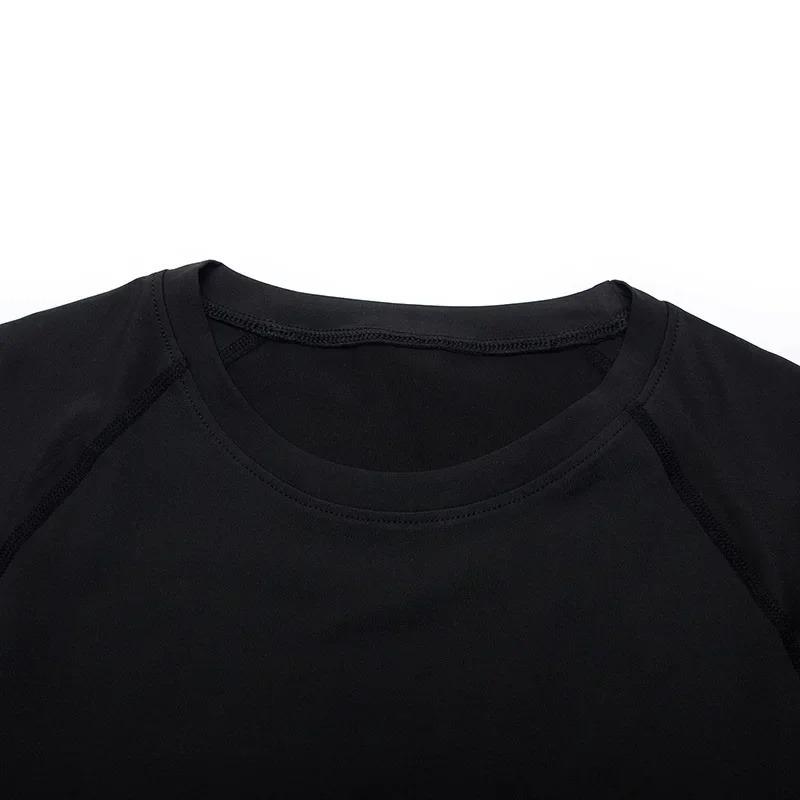 Fitness Sportswear Compression Shirt Men's Running T-Shirt Gym Sports Quick-Drying Shirt Outdoor Workout Cycling Jogging Training Top