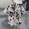 Men's Clothing Premium Short Sleeve Shirt Summer Fashion Print Loose Fit Casual Versatile Stylish New Collection