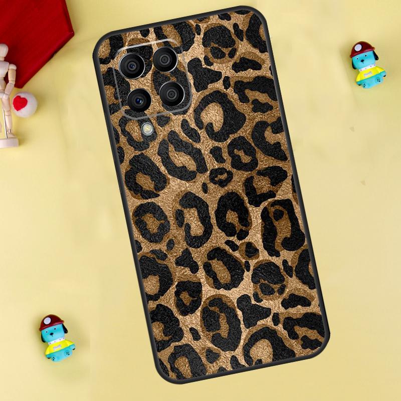 Leopard Print For Samsung Galaxy M31 M21 M51 M13 M23 M33 M53 M14 M54 M12 M32 M52 M30s M31s Case Cover