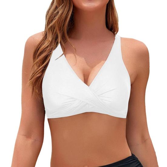 

Женский бюстгальтер бикини с V-образным вырезом, без рукавов, топы с леопардовым принтом, открытая спина, дизайн с узлом, пуш-ап топы, купальник S