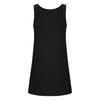 Women Sleeveless Casual Crew Neck Fitted Solid Tank Dress Soft Lightweight Simple Design Comfortable Mini Dress for Daily Wear
