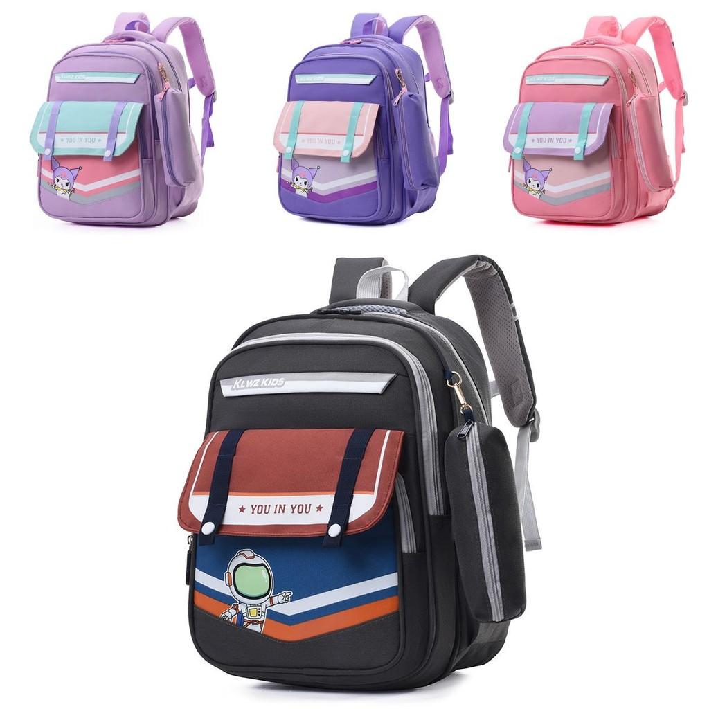 Adorable 2024 Cartoon Backpack For Kids Big Capacity Oxford Fabric School Bag