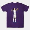 Men Black Print T-shirt Zlatan Ibrahimovic Celebration No-Cut Transfer Paper Print Cotton Tshirt