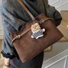 Suede Large Capacity Bag Women's Winter New Retro Fashion Armpit Bag Commuter Simple Tote Bag