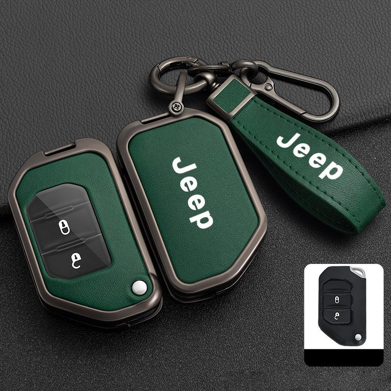 Car Remote Key Case Cover Protector Shell For Jeep Gladiator JT Sahara JLU Wrangler JL Rubicon 2018 2019 2 3 4 Button Flip Key