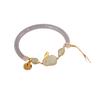 Hand-carved patterned bracelet, natural Hetian jade bracelet, fashionable for commuting OL Cute girls' bracelet