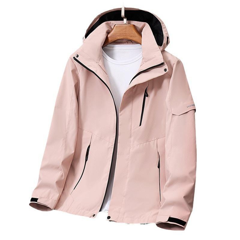 Jackets Men's and Women's Single-layer Jackets Outdoor Loose Windproof and Waterproof Travel Jackets