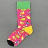 Happy Socks Women's Unisex Combed Cotton Sock Cherry Strawberry