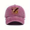 Hot-selling American Anniversary Fashion Denim Baseball Cap Female Retro Printed Soft Top Cap Male