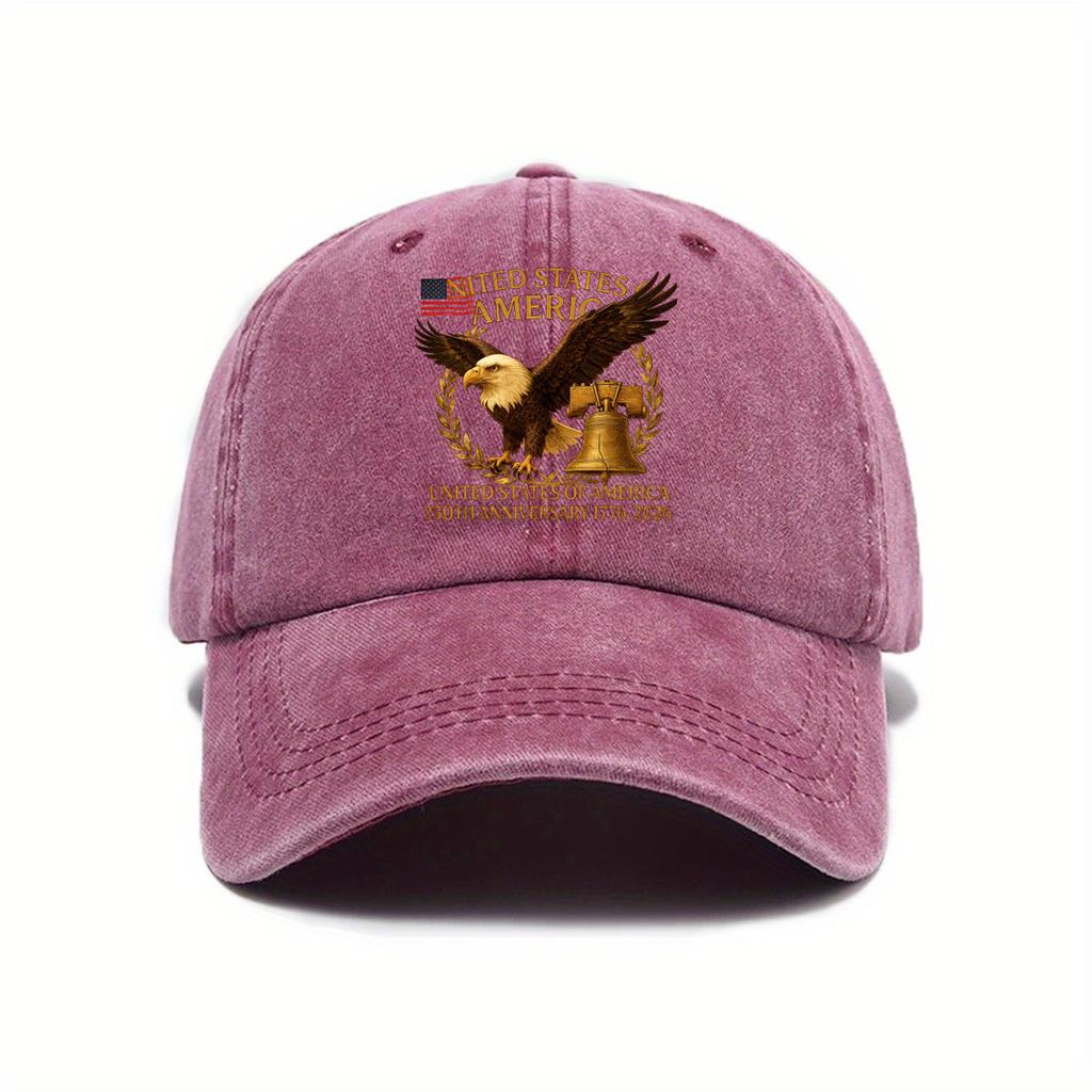 Hot-selling American Anniversary Fashion Denim Baseball Cap Female Retro Printed Soft Top Cap Male