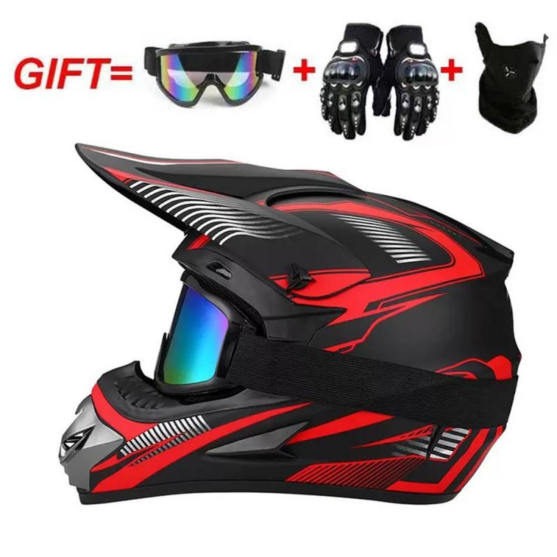 Full Face Motorcycle Helmet Men Women Adult Racing Off-Road Dirt Bike ATV Quad BMX Mountain Downhill