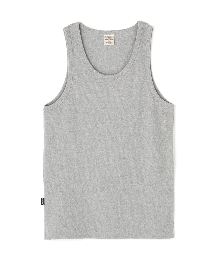 AVIREX DAILY RIB TANK TOP 6143507 S grey