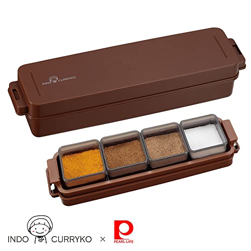 Pearl Metal Captain Stag Spice Box, Storage Container, Made in Japan, Supervised by Indo Curryko, UY-8510