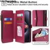 Wallet Card Flip Plain PU Leather Case for Honor MAGIC Play 8T 9T X6B X7b X7C X8C X9C 7 GT 50 X60 200 Pro 90 Plus Lite Smart 5G