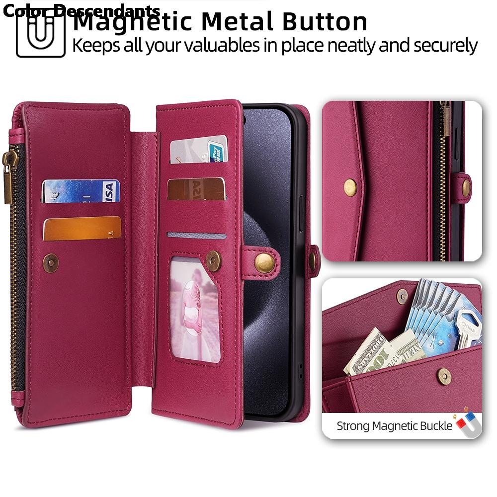 Wallet Card Flip Plain PU Leather Case for Honor MAGIC Play 8T 9T X6B X7b X7C X8C X9C 7 GT 50 X60 200 Pro 90 Plus Lite Smart 5G