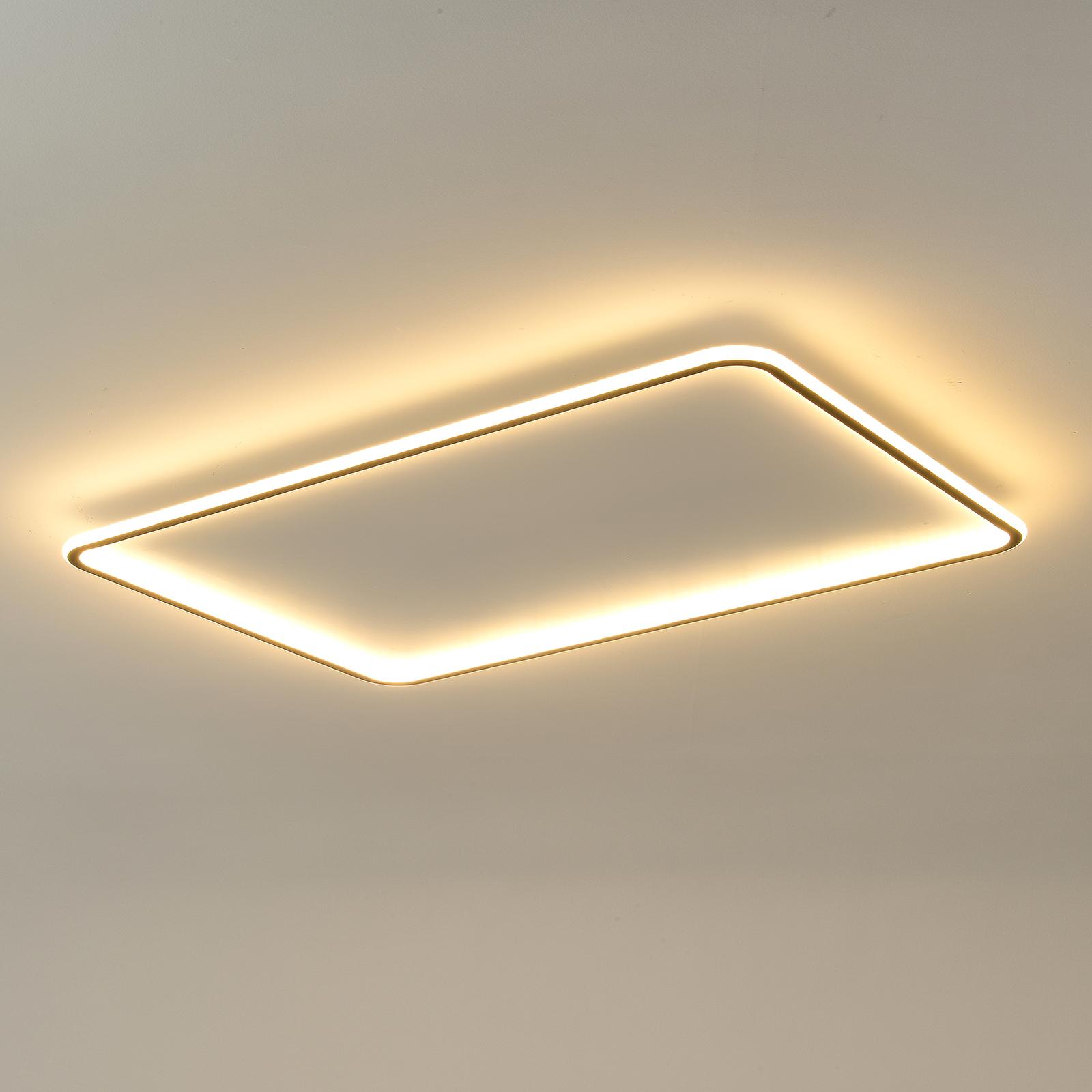 

Современный светодиодный квадратный потолочный светильник Nordic Acrylic Black White Потолочные светильники Home Living Dining Room Bedroom Lighting 61-70W&changeable белый