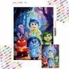 5D Diamond Painting Kit Inside Out Characters Home Decor, Perfect Holiday Gift for Fans