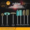 Bullet-Shaped Rubber Grinding Head Set