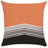 Nordic Orange Irregular Geometric Wave Cushion Gift B&B Bay Window Sofa Chair Backrest Pillow Cover