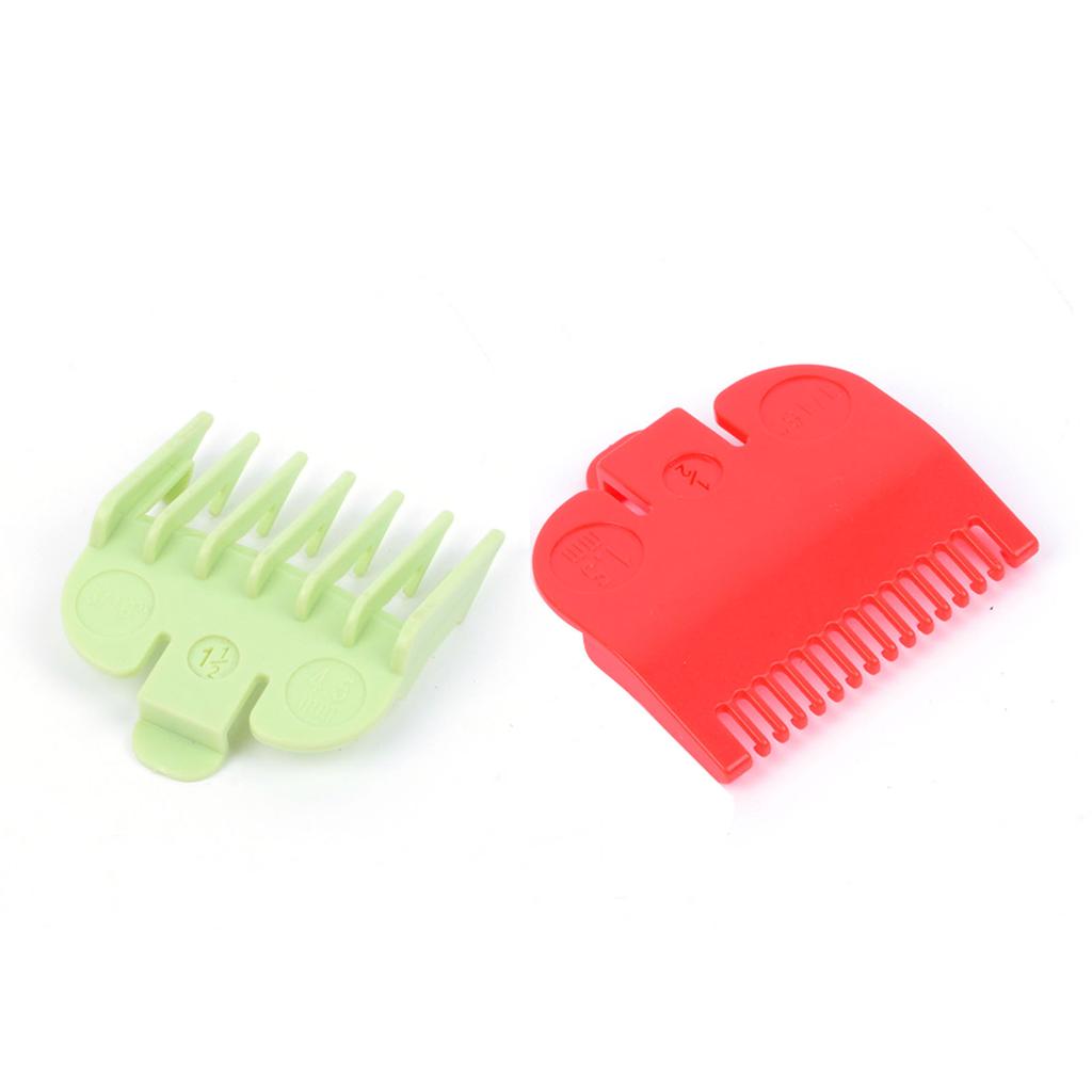 2pcs Hair Trimmers Combs Guides Fully Compatible Attachment Professional Hair Clipper Cutting Guides