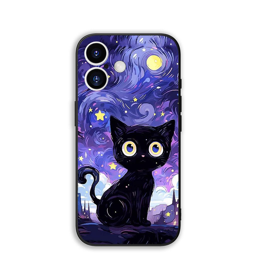 

Cover for Xiaomi Redmi Note 12 10 11 9 Pro 10C 12C 9T 9A 10A 12S Note11 Note12 5G 4G Phone Case Cat Meow Wallpaper Kitten Cat Redmi Note 12 5G