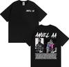 Rapper Anuel AA Rhlm 2 Album Tour Tshirts 2026 Spring Summer Men Fashion Hip Hop High Street ONeck Short Sleeve Top Unisex