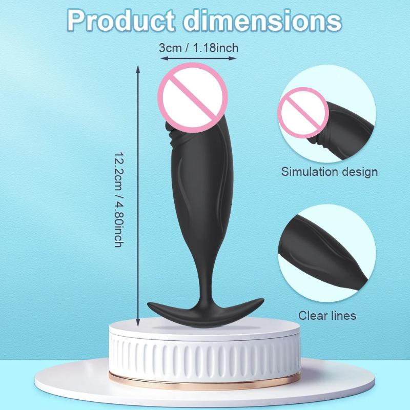 Remote Control Prostate Massager & Anal Plug for Men – Dual-Stimulating Vibrator with Clitoral/G-Spot Stimulation