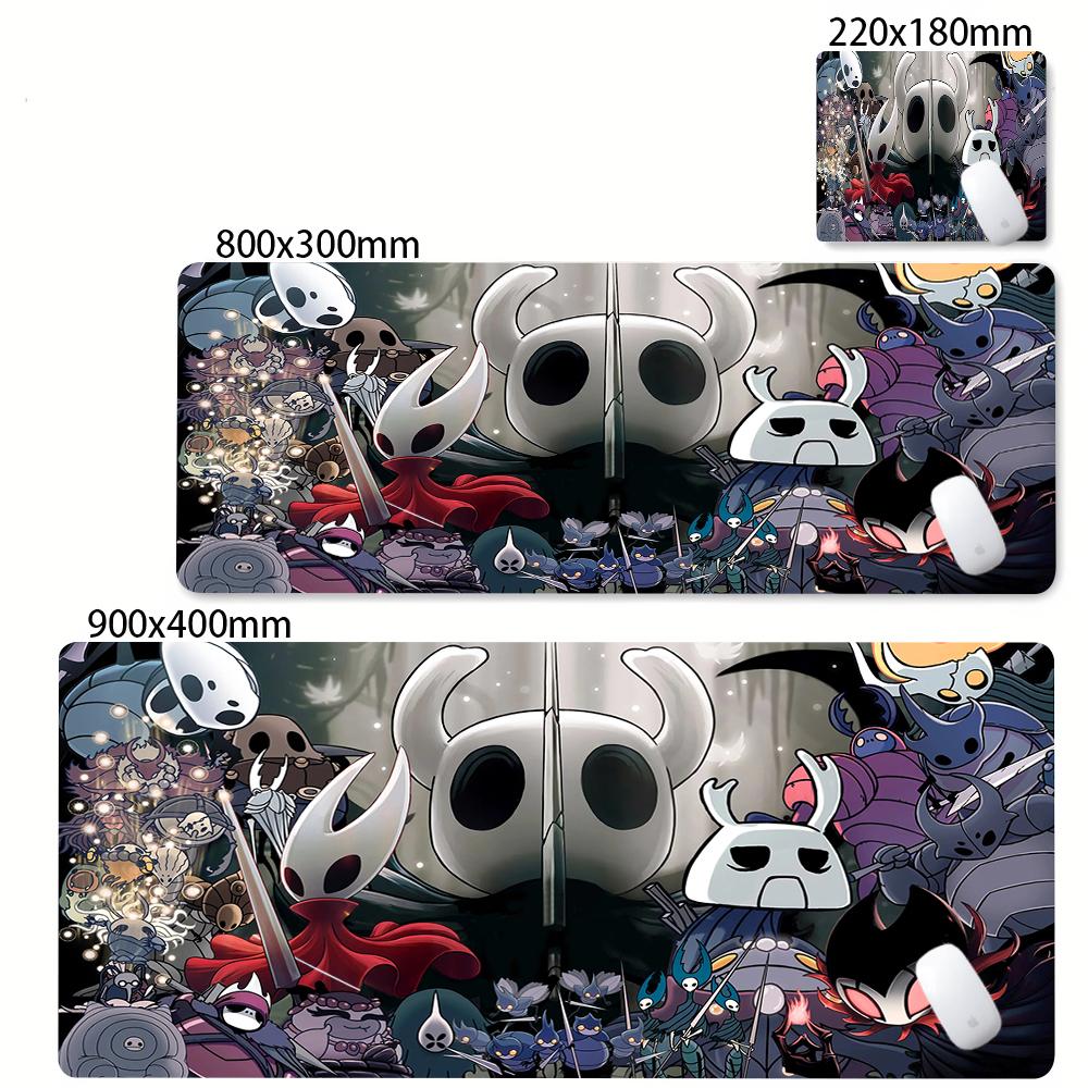 Large Pc Rubber Mousepad Gaming Stitch Edge Thicken Mouse Mat Xxl Anime Hollow Knight Rubber Nonslip Keyboard Laptop Mausepads