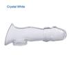 Male Masturbator Clear Crystal Set Penis Lock Essence Set Sex Toys