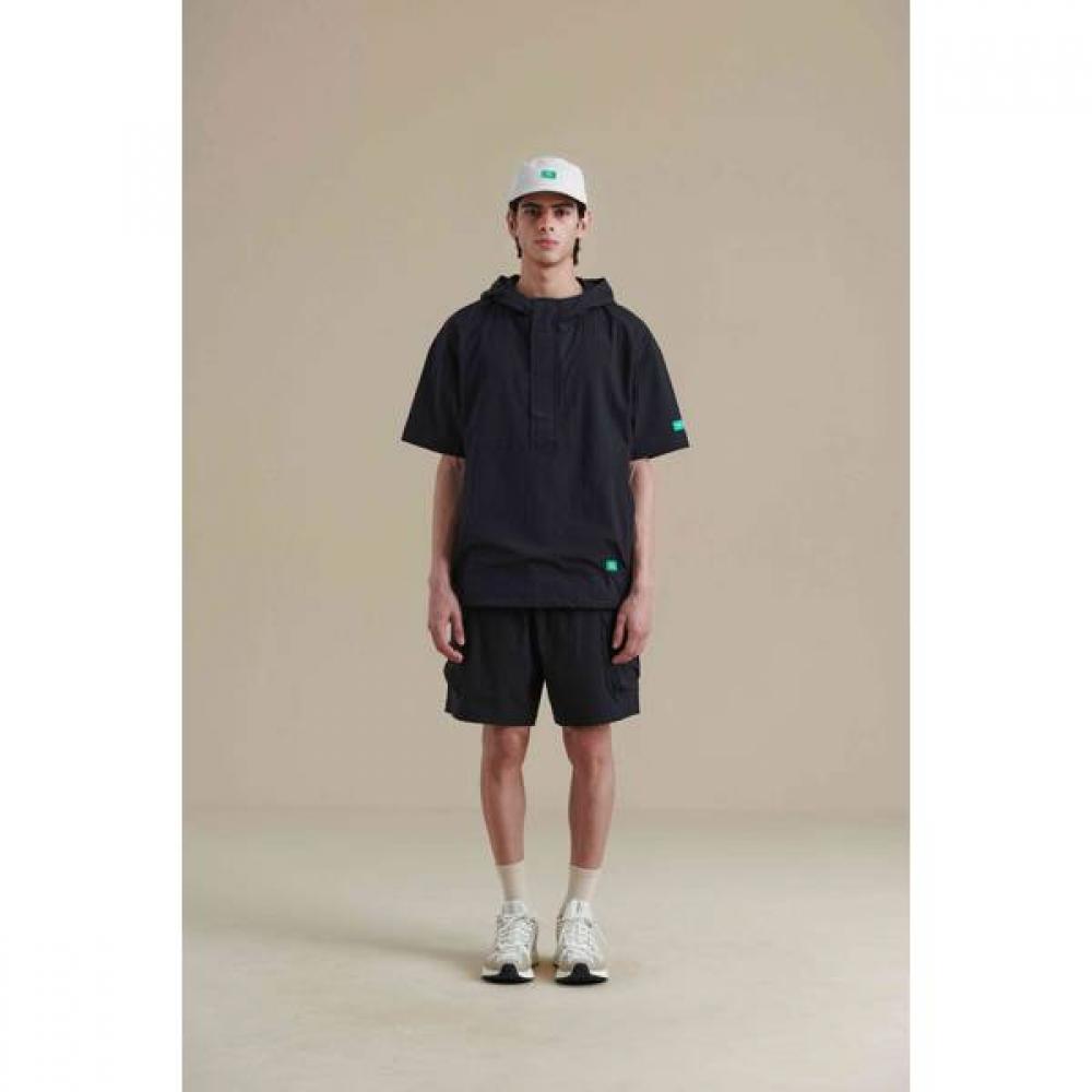 Kangaroo Pocket Hoodie Anorak  Black blacks/90