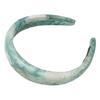 Women Hair Hoop Heightened Design Tie-Dye Print Headband Elastic Ink Painting Headpiece Hair Accessories