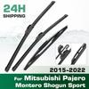 For Mitsubishi Pajero Montero Shogun Sport 2015-2022 Wiper Front & Rear Wiper Blades Windshield Windscreen Window 22"+18"+10