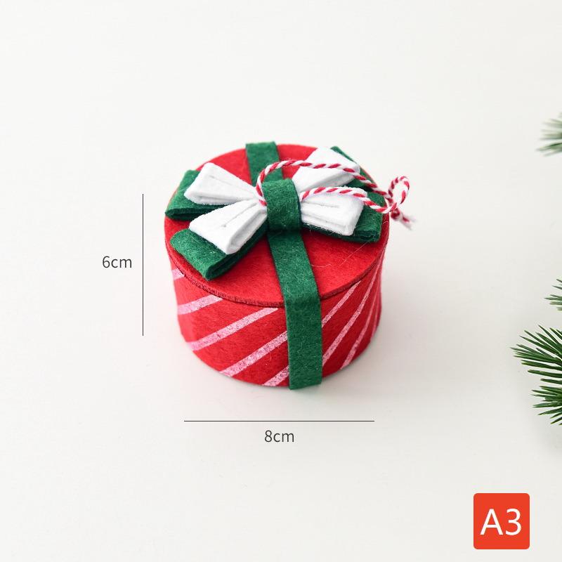 Christmas Tree Ornaments Decoration Festive Christmas Mini Candy Box Ornaments Christmas Tree Suitable For Christmas