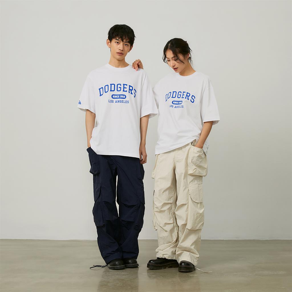 New MLB College Style Series T Shirts Unisex White 3ATSV0243-07WHS