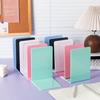 L Shape Transparent Acrylic BookStand Simple Message Board Stand Holder Desk Organizer Stationery Accessories