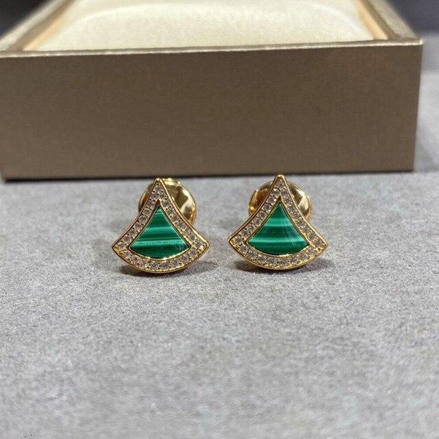 

Новые высококачественные серьги из чистого серебра 925 пробы с белыми рябчиками в виде юбки для женщин, модные роскошные ювелирные изделия