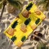 Tropisk Ananasfrukt Tema polyester mikrofiber strandhåndkle er svært absorberende, egnet for svømming og strandturer
