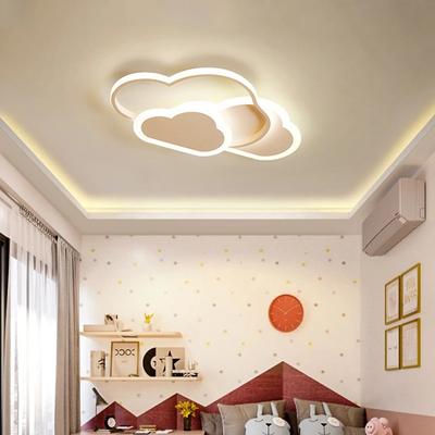 Lámpara de techo LED en forma de nube blanca, ideal para dormitorio, sala de estar, comedor, estudio, cocina, interior y hogar.