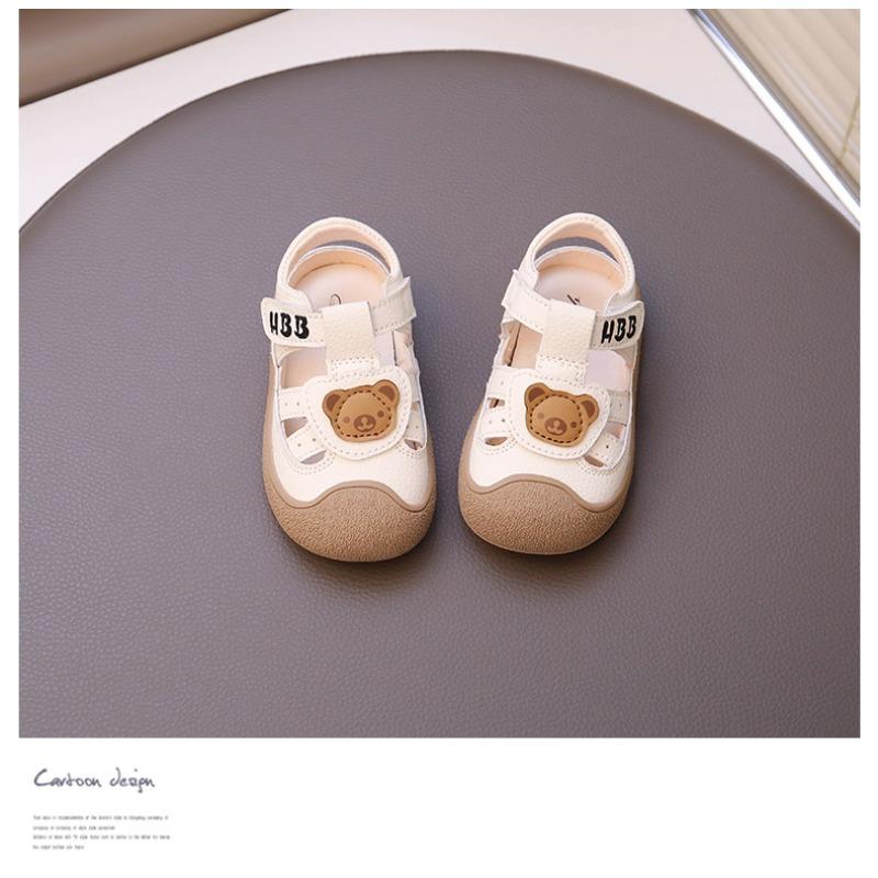 Baotou anti-kick baby sandals summer new soft-soled non-slip baby toddler shoes Korean version of boys beach shoes