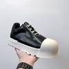 Fashionable Men's Thick Soled Lace-Up Casual Shoe Trendy And Versatile Height-Increasing Shoe Round-Toed Comfortable Sponge Shoe