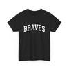 Braves Mascot Vintage Athletic Sports Name Design T-Shirt
