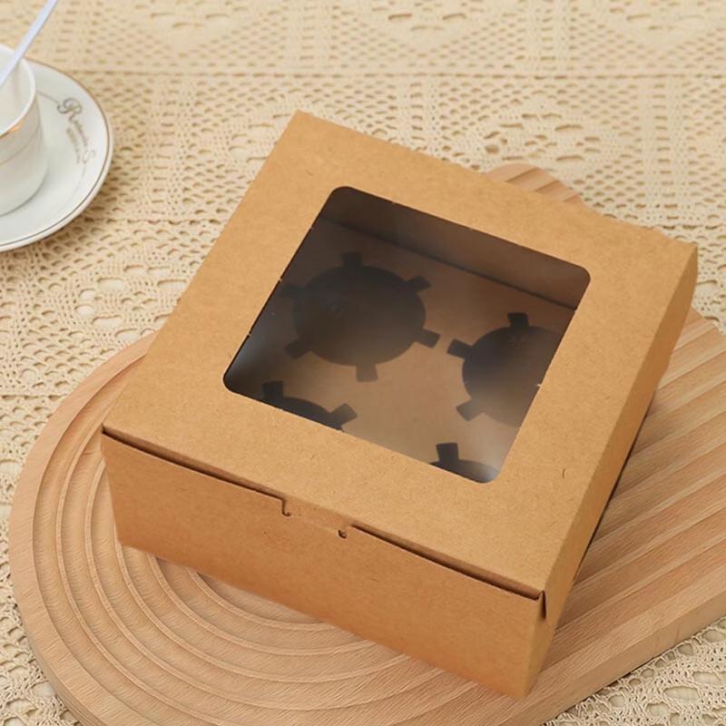 Snow Mochi Egg Tart Cupcake Packaging Boxes