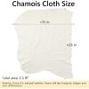 Chamois Towel for Car, Shammy Cloth for Car Drying 15" x 25" (2.5 sq ft) | Absorber Towel for Car Chamois Cloth, Real Leather Reusable Washing Shammy