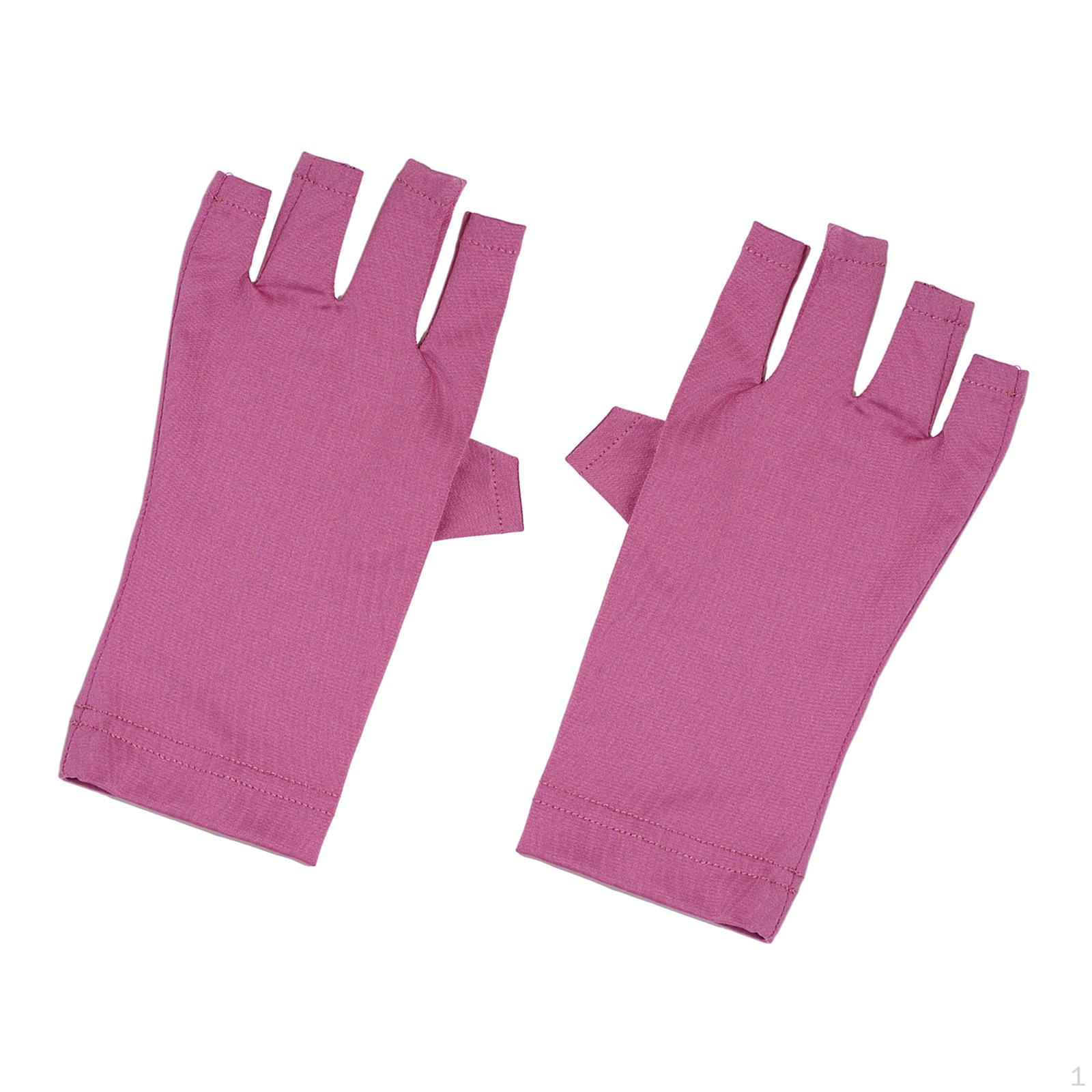 

Анти-легкие перчатки, гелевые лампы для ногтей, перчатки, легкие, удобные, из мягкого материала, для использования в салоне, легко чистятся розы красного