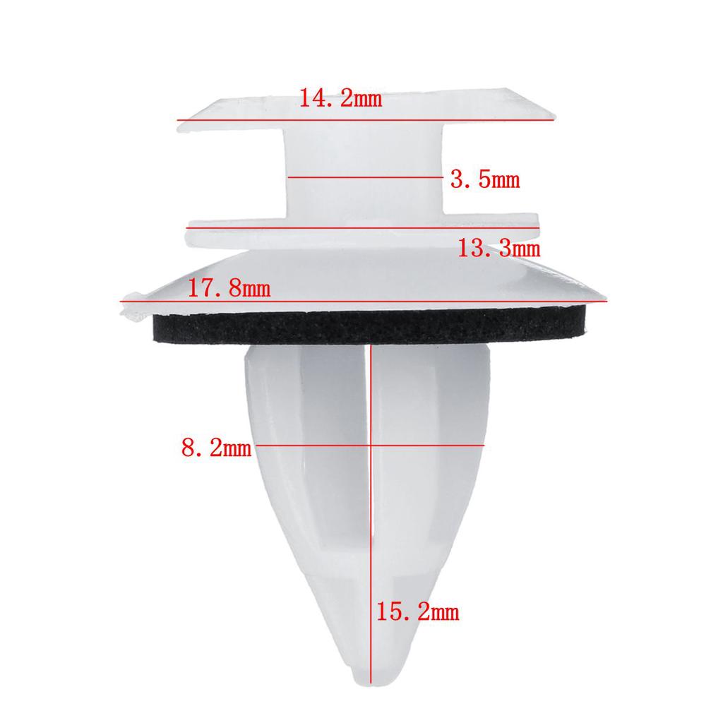 20pcs Car Auto Exterior Door Mud Flap Moulding Trim Clips For BMW E36 E46 M3